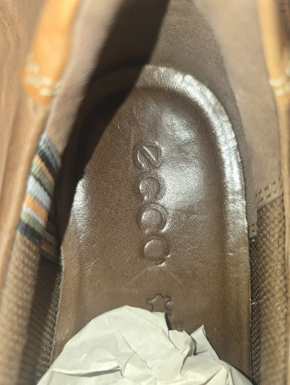 Ecco Men's Kyle Brown Leather Slip-On Loafers Size 12.5